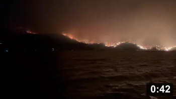 11pm. From Poplar Point.
