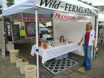 First Day at Kelowna Farmers and Crafters Market.
The Force was STRONG!
(Fourth of May - I am Treckie)

You will see us here for the summer as we collect true “Market” research.